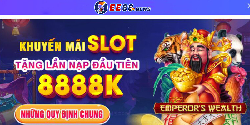 Sảnh slot game tặng người chơi phần quà trị giá 8888k