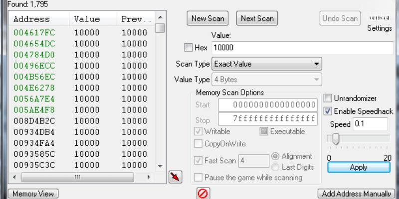 Tool hack Baccarat nổi tiếng Cheat Engine